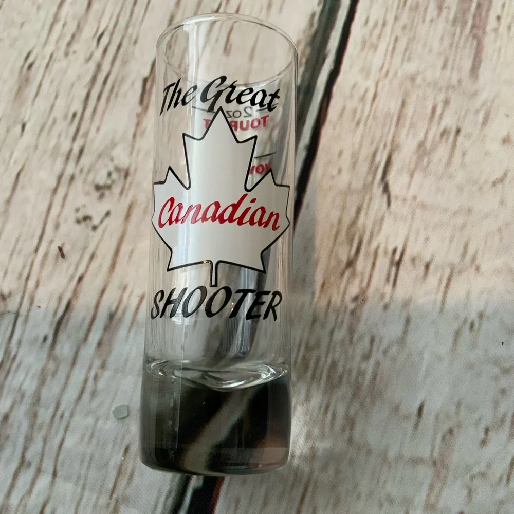 The Great‎ Canadian Shooter Funny Shot Glass - Gag Gift